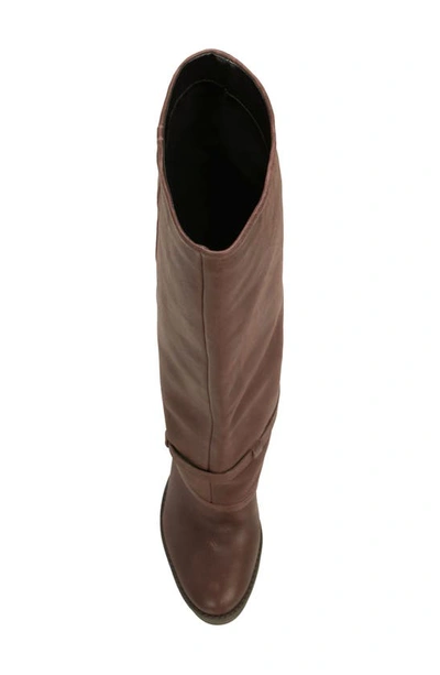 Shop Lucky Brand Nathari Foldover Knee High Boot In Roasted Bzhwdy