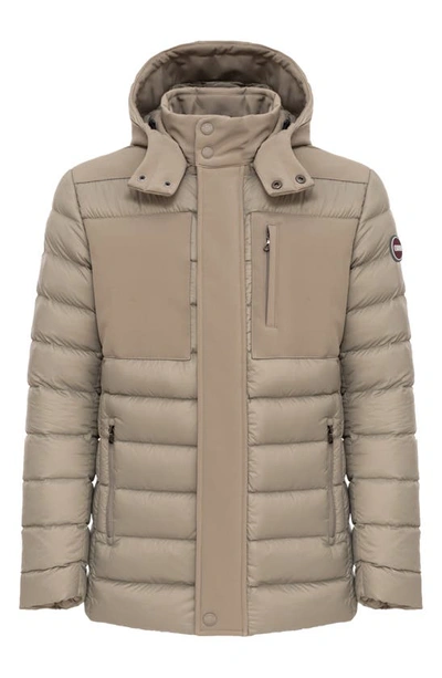 Shop Colmar New Warrior Down Puffer Jacket In Coffee Cream