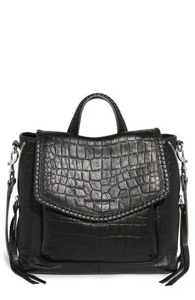 Shop Aimee Kestenberg All For Love Convertible Leather Backpack In Black Croco