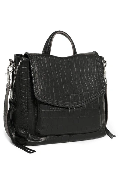 Shop Aimee Kestenberg All For Love Convertible Leather Backpack In Black Croco