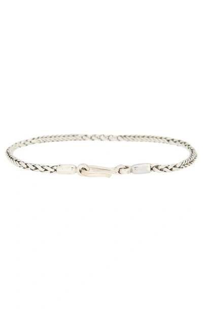 Shop Caputo & Co Dragon Bone Chain Necklace In Sterling Silver