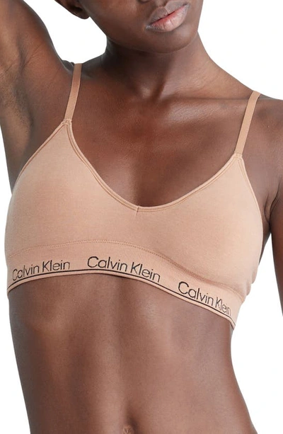 Calvin Klein Seamless Lightly Lined Triangle Bralette In