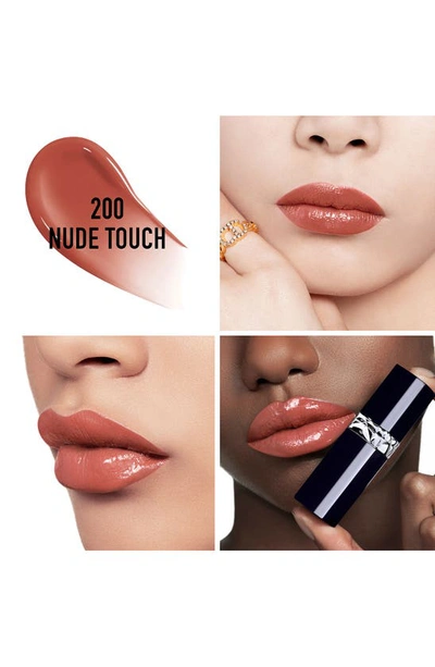Dior Rouge  Forever Liquid Lacquer Lipstick In 200 Nude Touch