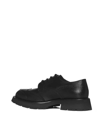 Shop Alexander Mcqueen Flat Shoes In Black