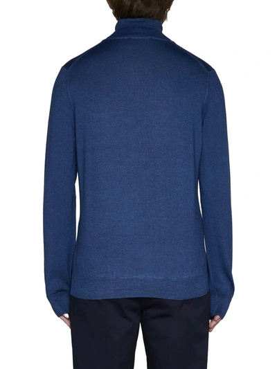 Shop D 4.0 Sweaters In Blue