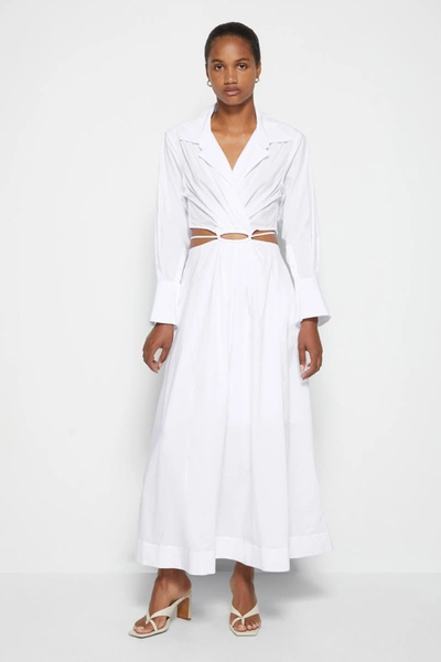 Shop Jonathan Simkhai Signature Alex Dress In White