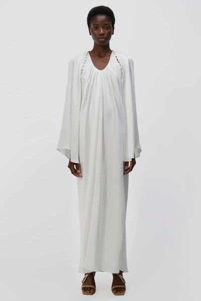 Shop Jonathan Simkhai Laurette Gown In Ivory