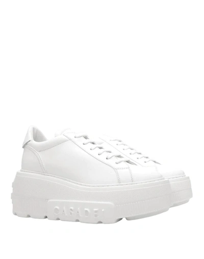 Shop Casadei Sneakers In White