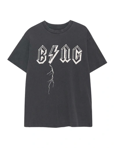 Shop Anine Bing Short Sleeve T-shirt In Black