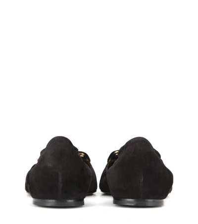 Shop Roger Vivier Chips Suede Ballerinas In Eero