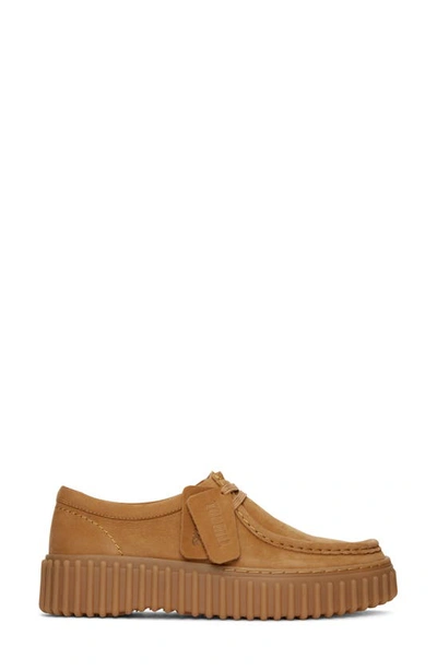 Clarks Torhill Bee In Light Tan Nubuck