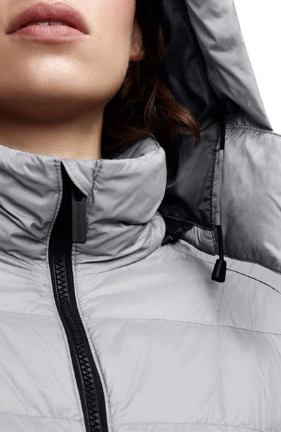 Shop Canada Goose Ellison Packable Down Jacket In Silverbirch - Bouleau Argente