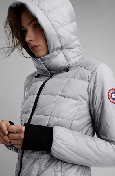 Shop Canada Goose Ellison Packable Down Jacket In Silverbirch - Bouleau Argente