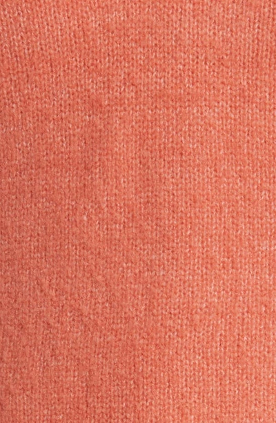 Shop Treasure & Bond Oversize Johnny Collar Sweater In Coral Apricot