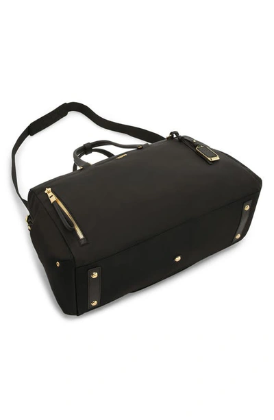 Shop Tumi Venice Duffle Bag In Black/ Gold