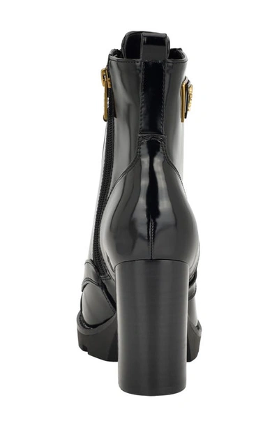 Guess Neadyn Lace-up Bootie In Black 1