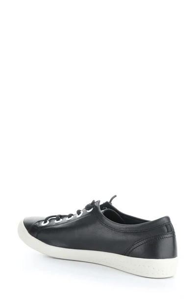 Shop Softinos By Fly London Isla Sneaker In 053 Black Smooth Leather