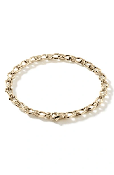 John Hardy Surf 10mm Link Bracelet In Gold