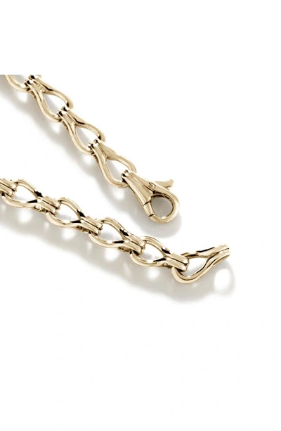 Shop John Hardy Surf Link Bracelet In Gold