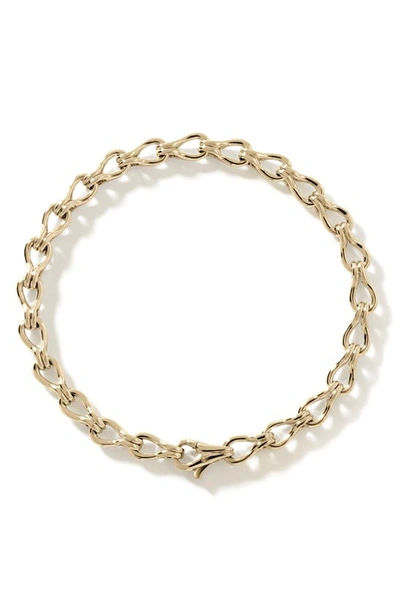 John Hardy Surf 10mm Link Bracelet In Gold