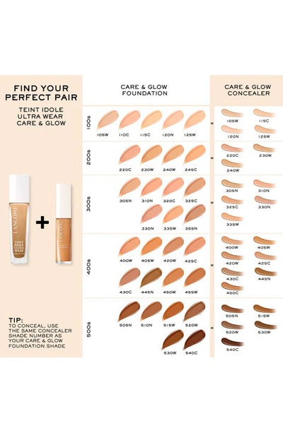 Shop Lancôme Teint Idole Ultra Wear Care & Glow Serum Concealer In 115c