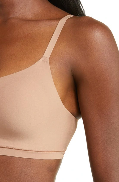 Chantelle Lingerie Soft Stretch Scoop Padded Bralette In Coffee Latte