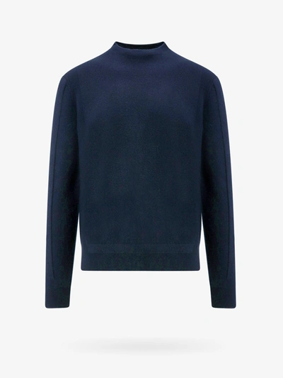 Shop Zegna Sweater In Blue