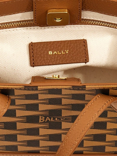 Shop Bally 'keep On Xs' Shopping Bag In Brown