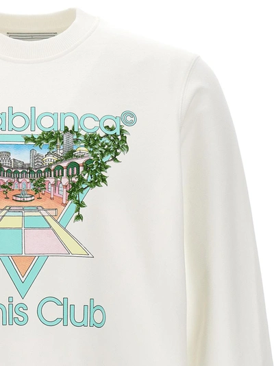 Shop Casablanca 'tennis Club Icon' Sweatshirt In Multicolor