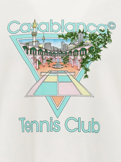 Shop Casablanca 'tennis Club Icon' Sweatshirt In Multicolor