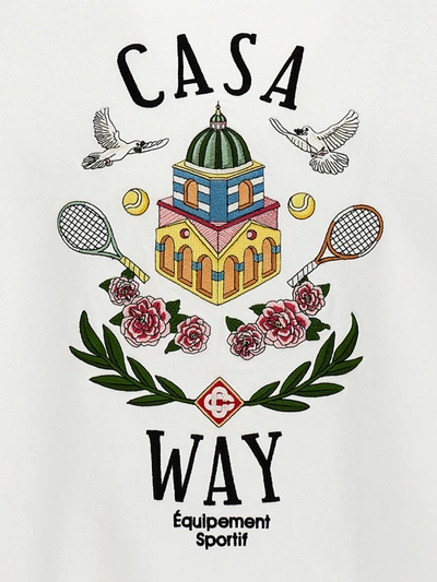 Shop Casablanca 'casa Way' Sweatshirt In Multicolor
