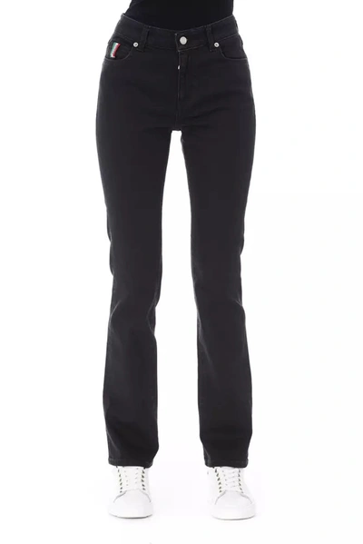 Shop Baldinini Trend Black Cotton Jeans &amp; Women's Pant