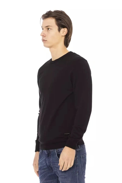 Shop Baldinini Trend Elegant Black Turtleneck Men's Sweater