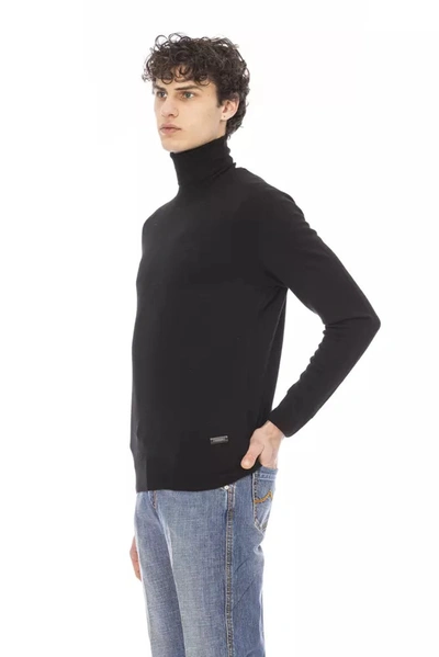 Shop Baldinini Trend Black Fabric Men's Sweater