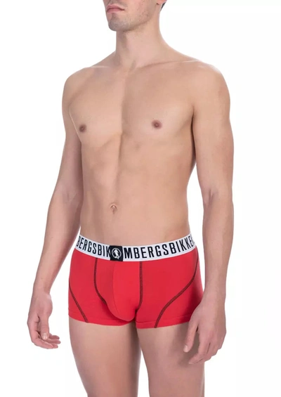 Shop Bikkembergs Red Cotton Men's Underwear