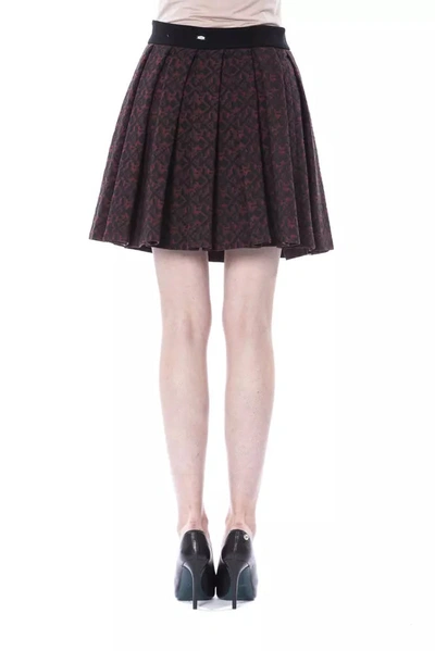 Shop Byblos Chic Tulip Brown Skirt - Cotton Blend Women's Elegance