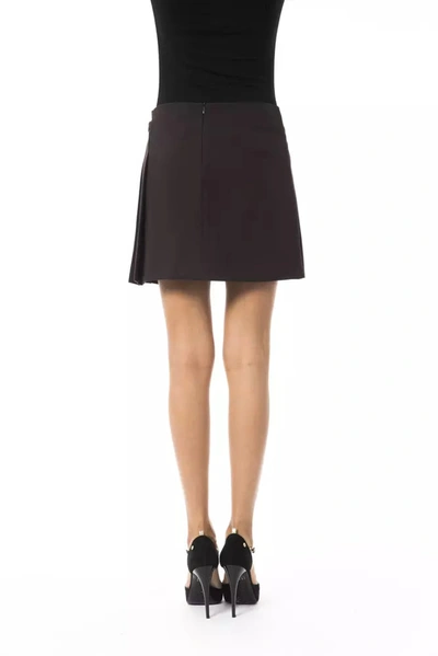 Shop Byblos Brown Polyester Women's Skirt