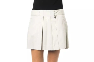 Shop Byblos Gray Cotton Women's Skirt
