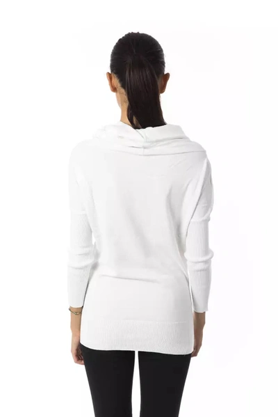 Shop Byblos White Polyamide Women's Sweater