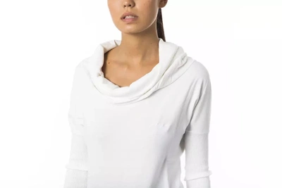 Shop Byblos White Polyamide Women's Sweater