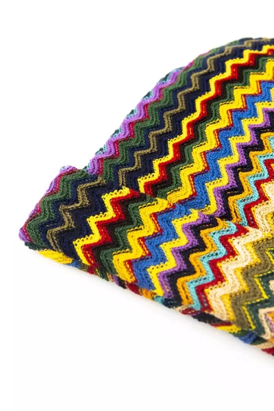 Shop Missoni Geometric Fantasy Wool Blend Men's Hat In Multicolor