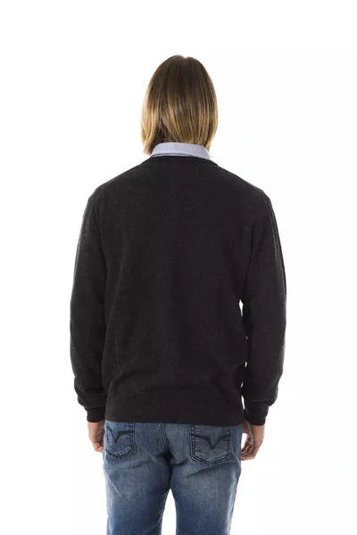 Shop Uominitaliani Gray Wool Men's Sweater
