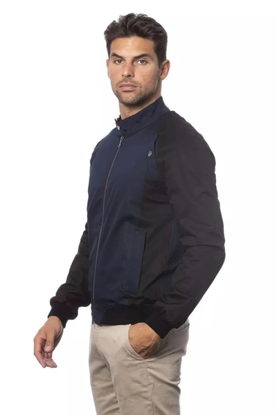 Shop Verri Sleek Blue Bomber Jacket - Men's Men's Couture