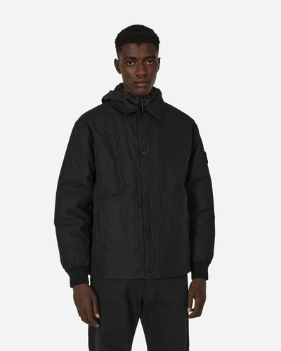 Shop Stone Island Ghost Piece O-ventile Down Jacket In Black