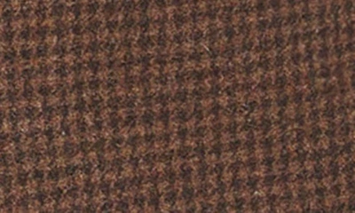 Andrew Marc Rennell Wool Blend Coat In Brown Houndstooth