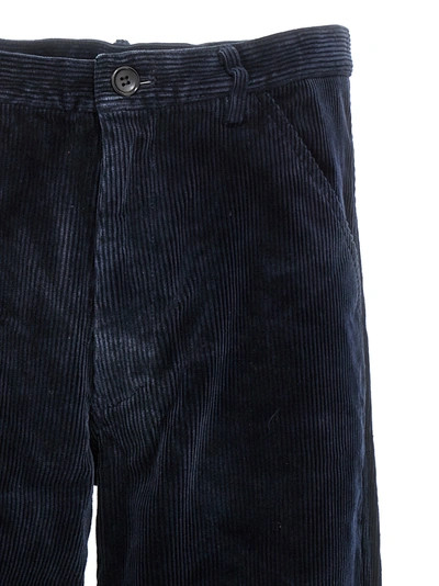 Shop Comme Des Garçons Shirt Corduroy Pants Blue