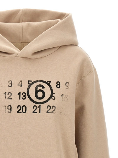 MM6 Maison Margiela logo-print cotton blend hoodie