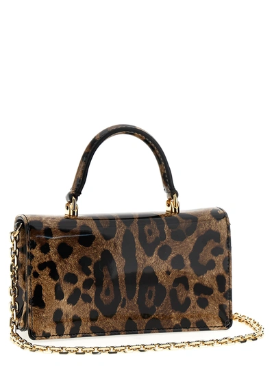 Shop Dolce & Gabbana Leopardo Crossbody Bags Multicolor