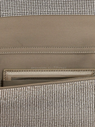 Shop Benedetta Bruzziches Vittissima La Grande Crossbody Bags Silver