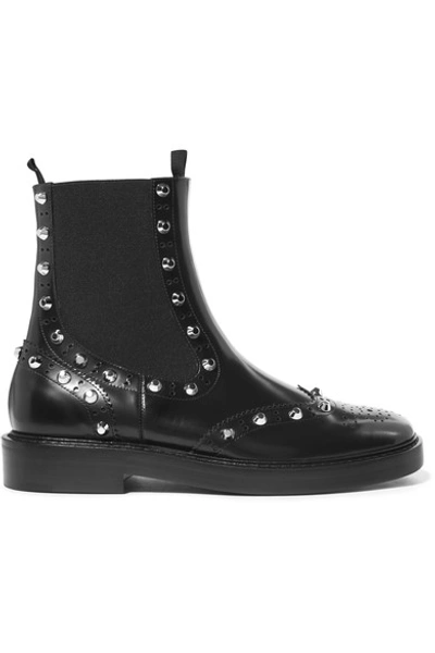 balenciaga papier chelsea ankle boots black